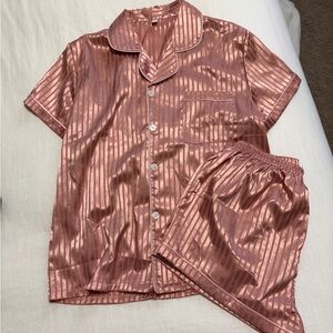 Satin pajama set